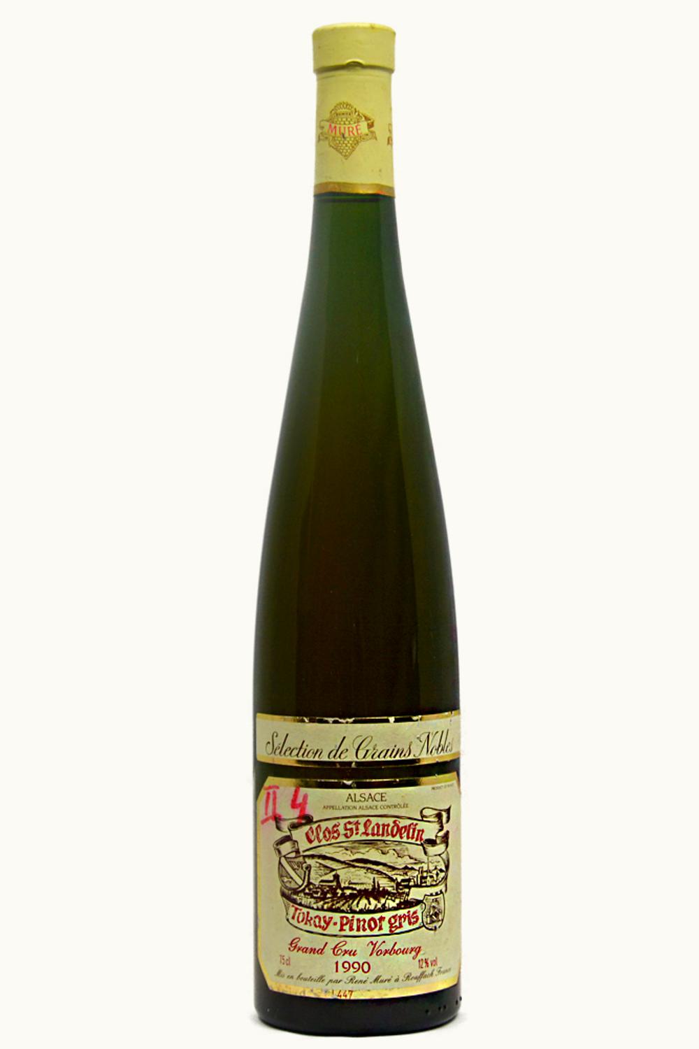 Rene Mure Pinot Gris Vorbourg Select de Grain Noble Grand Cru Clos St. Landelin Alsace, 1990