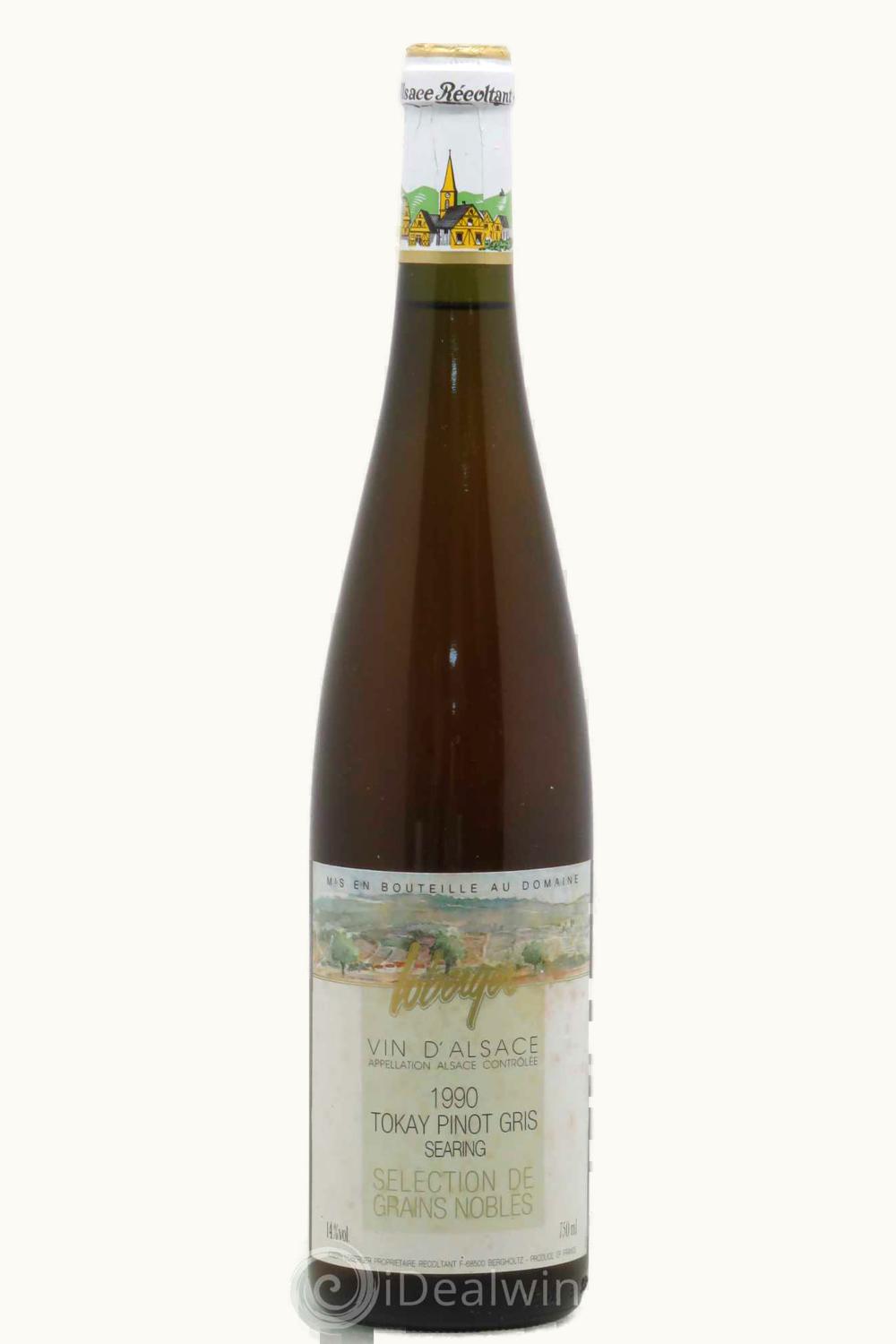 Domaine Loberger Pinot Gris Select de Grain Noble Saering Alsace Grand Cru, 1990
