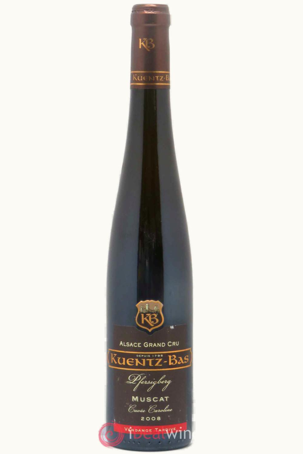 Kuentz-Bas Riesling Cuvée Caroline Vendange Tardive Pfersigberg Alsace Grand Cru, 1990