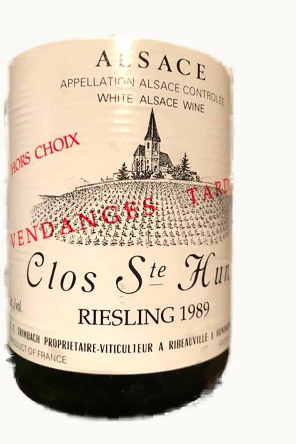 F.E. Trimbach F.E. Trimbach Riesling Vendange Tardive Clos St. Hune Alsace, 1989