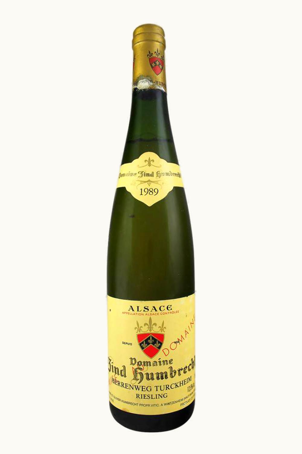 Domaine Zind Humbrecht Domaine Zind Humbrecht Riesling Herrenweg de Turckheim Alsace, 1989