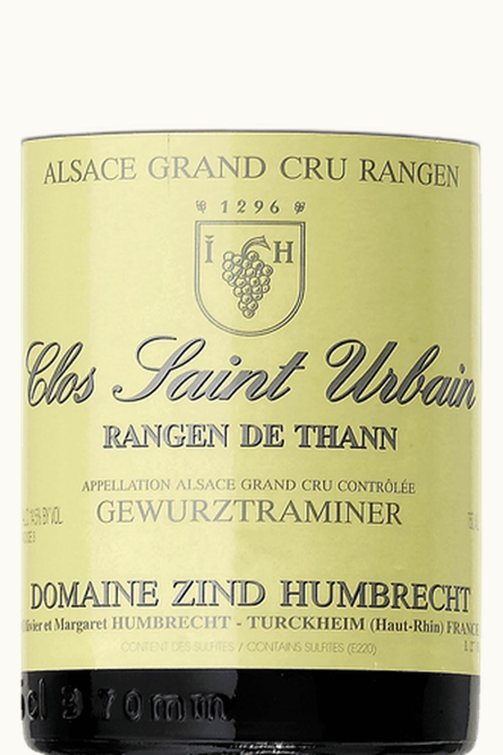 Domaine Zind Humbrecht Domaine Zind Humbrecht Gewurz Rangen de Thann Select Grain Noble Grand Cru Clos St. Urbain Alsace, 1989