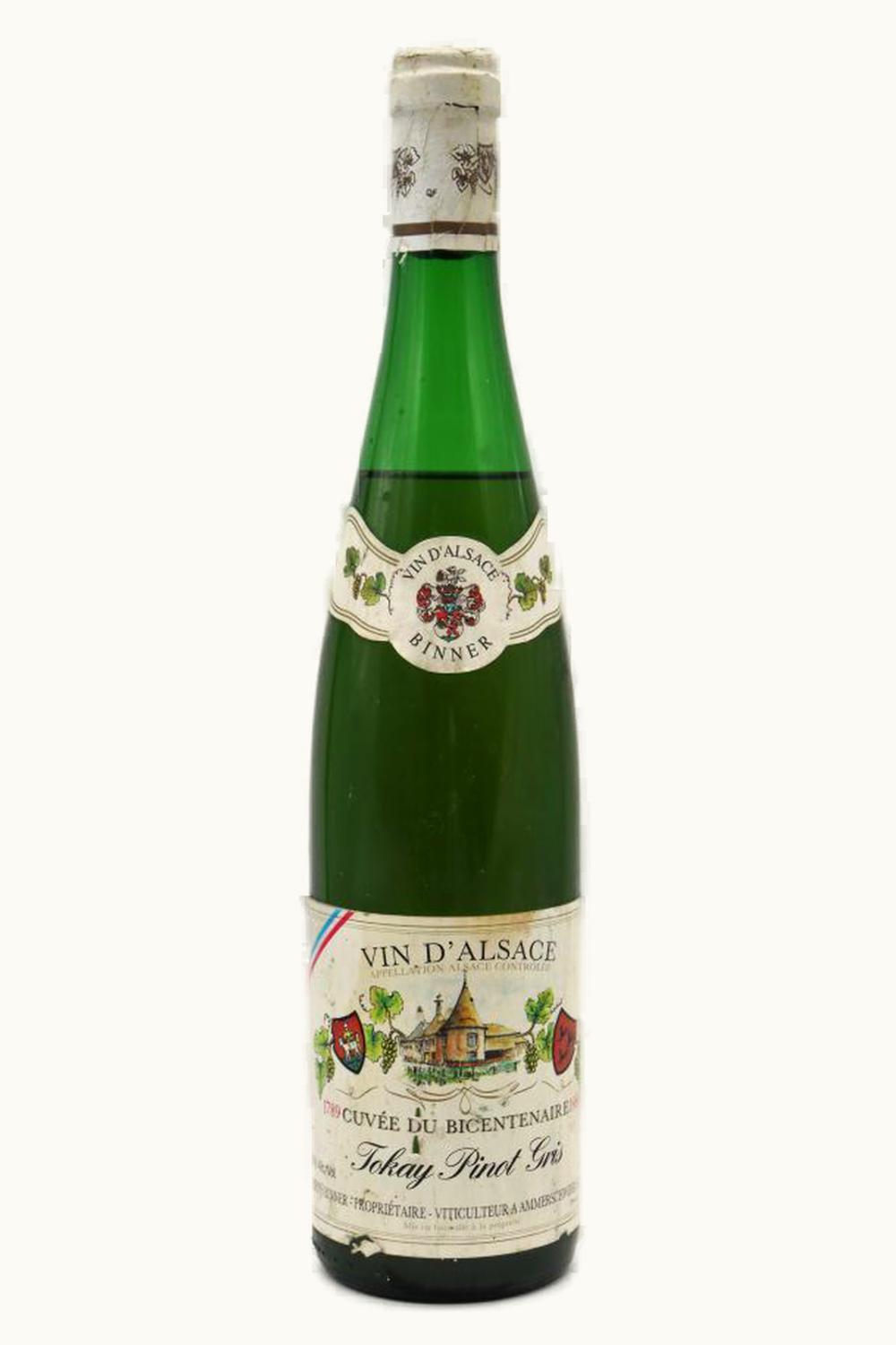 Domaine Audrey et Christian Binner Pinot Gris Tokay Cuvée de la Bi-Centenaire Alsace, 1989