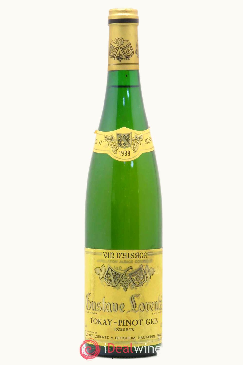 Gustave Lorentz Pinot Gris Select de Grain Noble Alsace, 1989