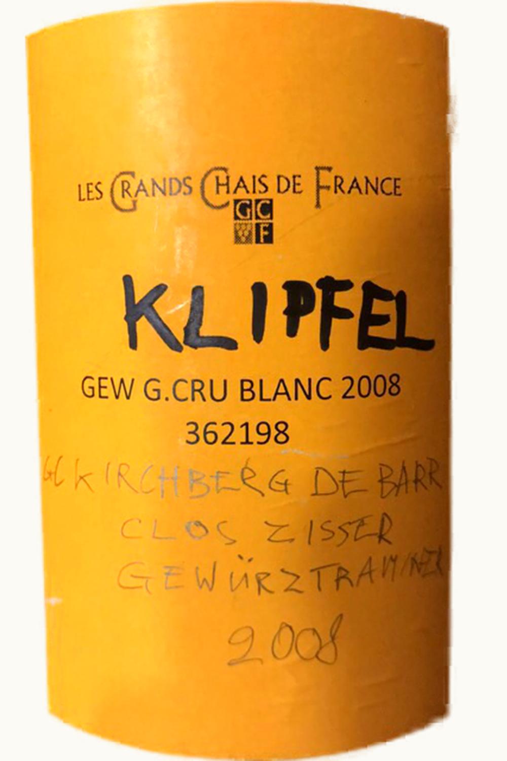 Klipfel Gewurz Kirchberg de Barr Select Grain Noble Grand Cru Clos Zisser Alsace, 1989