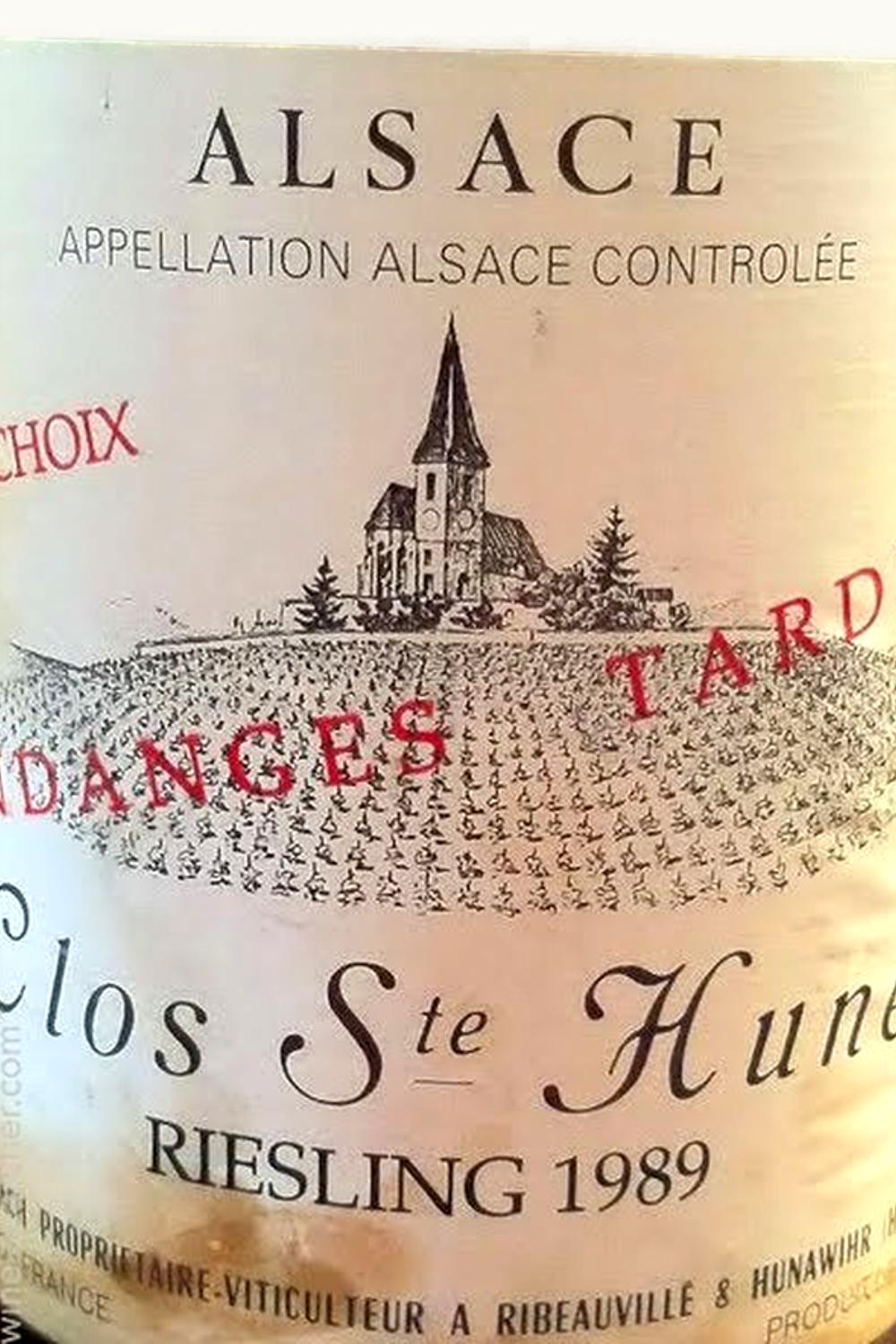 Seppi Landmann Riesling Valley Noble Vendange Tardive Alsace, 1989