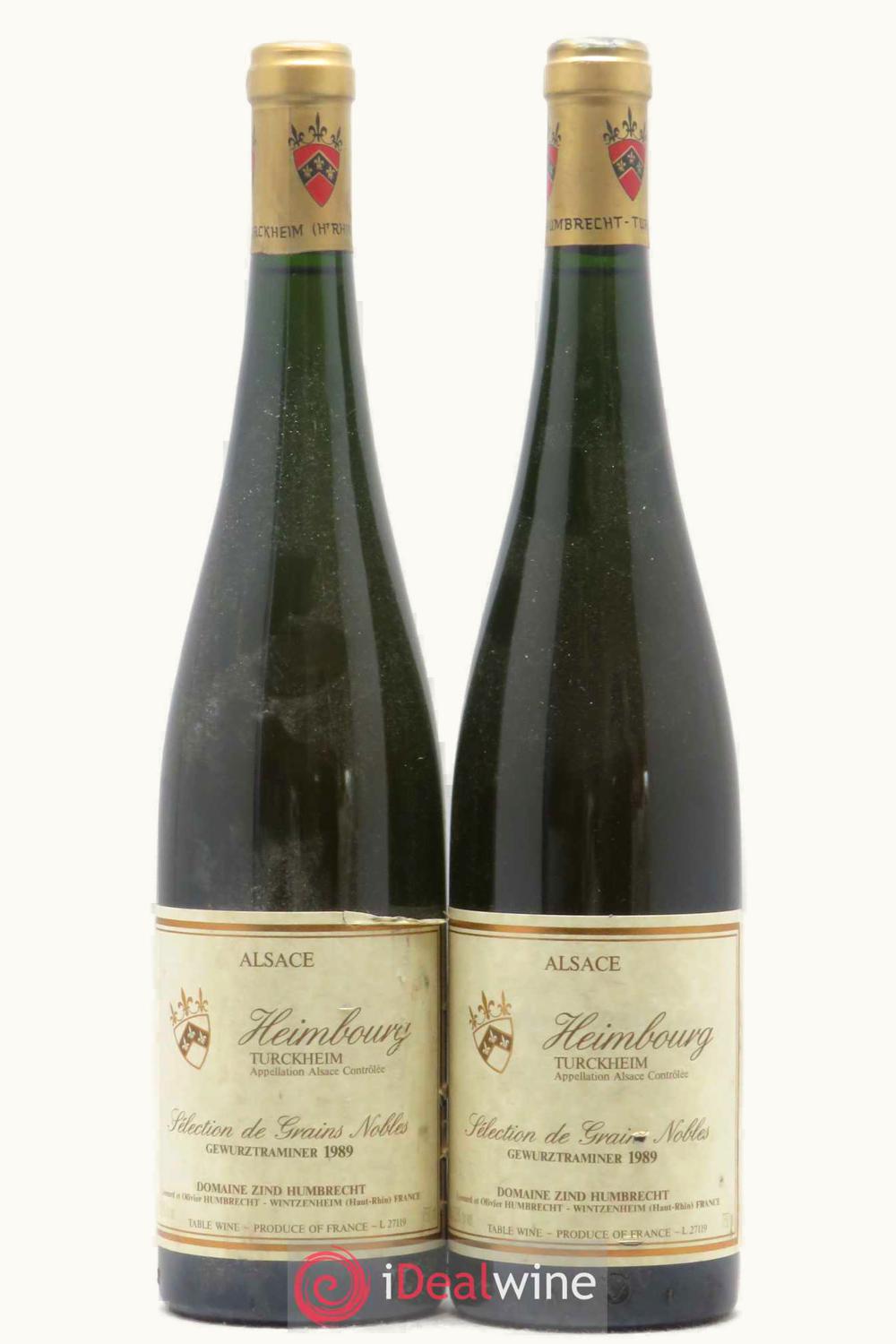 Domaine Zind Humbrecht Gewurz Heimbourg Select de Grain Noble Alsace, 1986