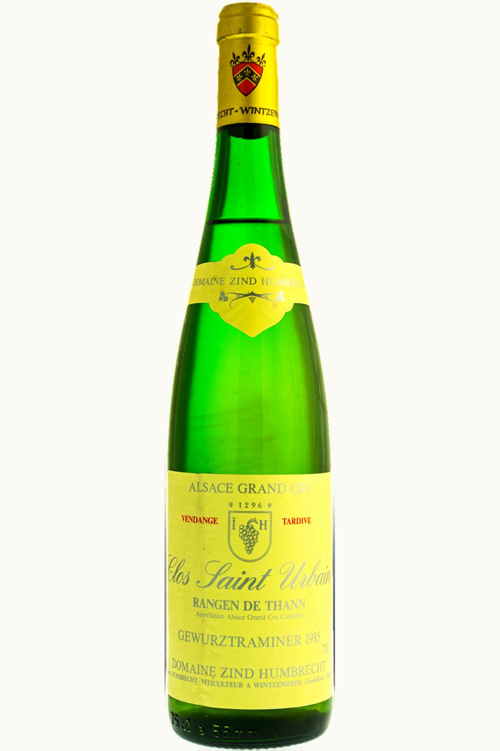 Domaine Zind Humbrecht Gewurz Rangen de Thann Vendange Tardive Grand Cru Clos St. Urbain Alsace, 1985