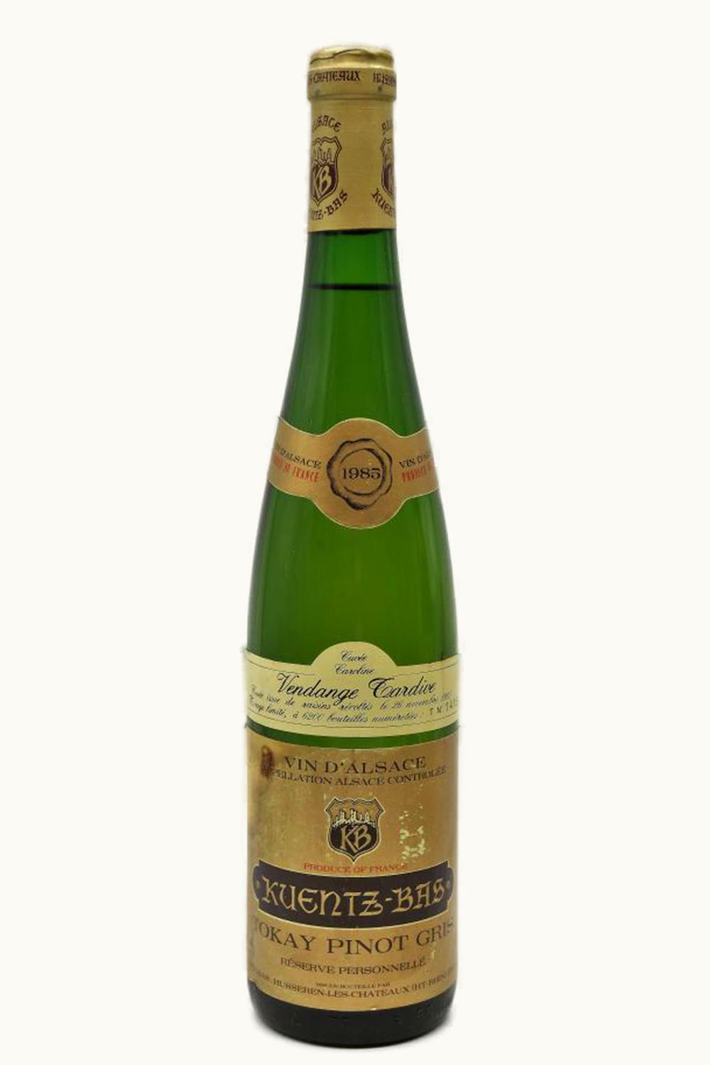 Kuentz-Bas Pinot Gris Cuvée Caroline Vendange Tardive Alsace, 1985