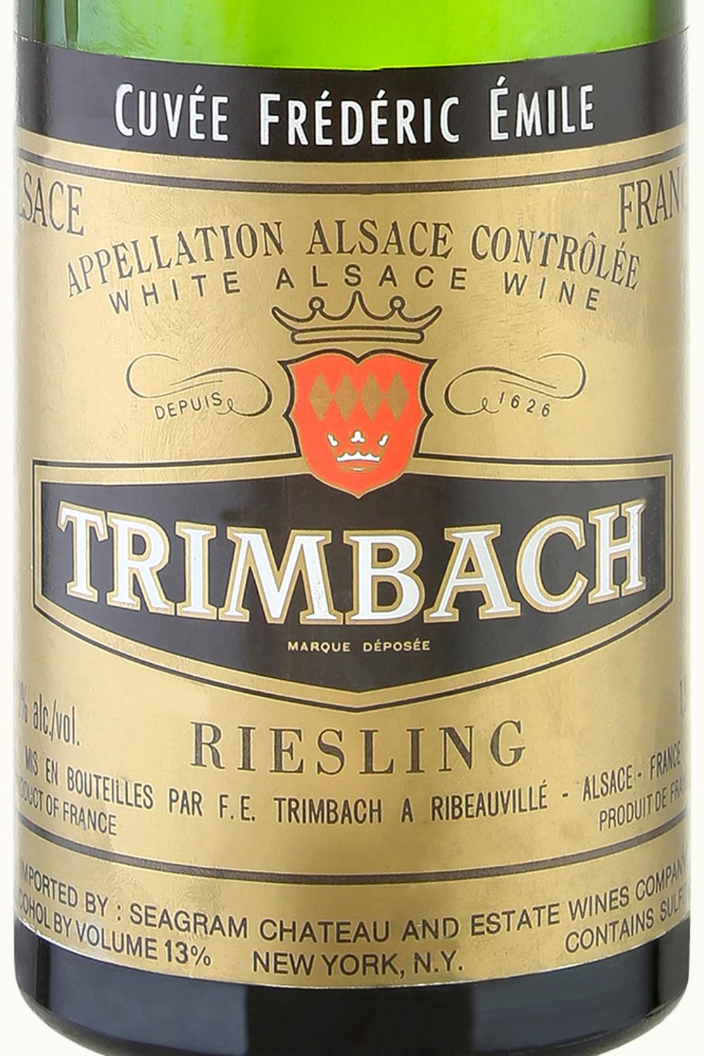 F.E. Trimbach F.E. Trimbach Riesling Cuvée Frédéric Emile Vendange Tardive Alsace, 1976