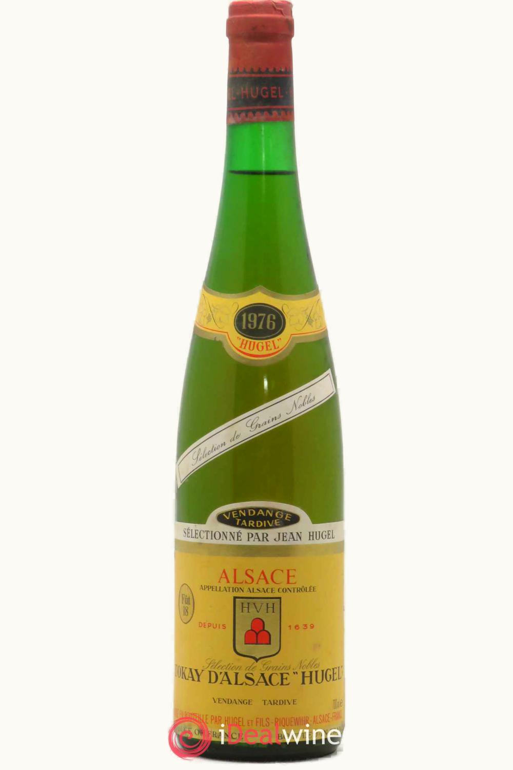 Hugel Pinot Gris Select de Grain Noble Alsace, 1976