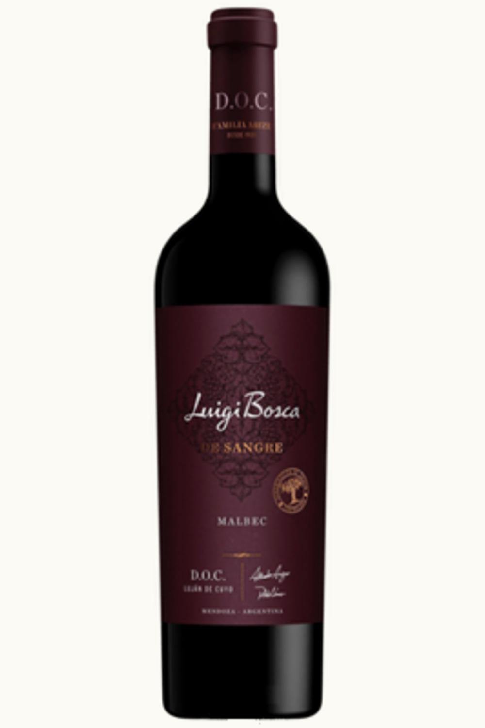 Luigi Bosca Luigi Bosca De Sangre Malbec Uco Valley Mendoza Argentina, 2020