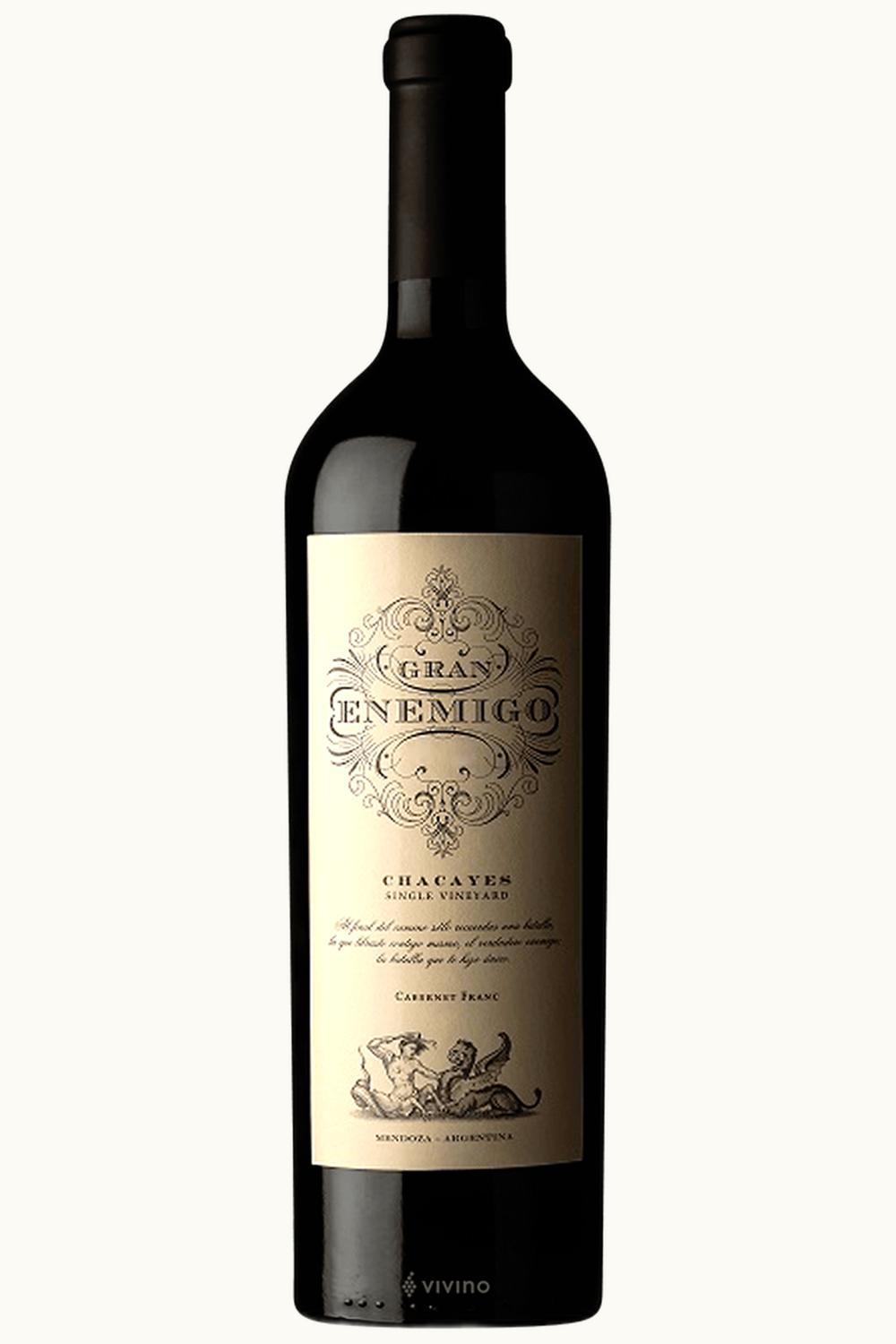 Aleanna Aleanna Grand Enemigo Chacayes Single Cab Franc Tunuyan Los Uco Valley Mendoza Argentina, 2019