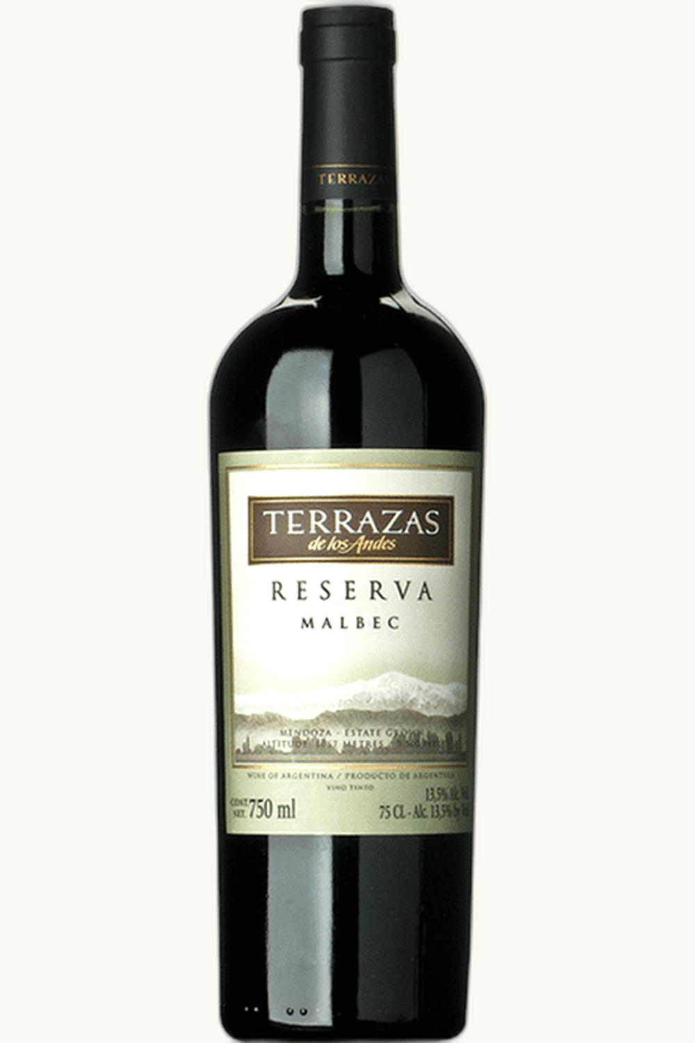 Terrazas de los Andes Terrazas de los Andes Reserva Malbec Mendoza Argentina, 2019