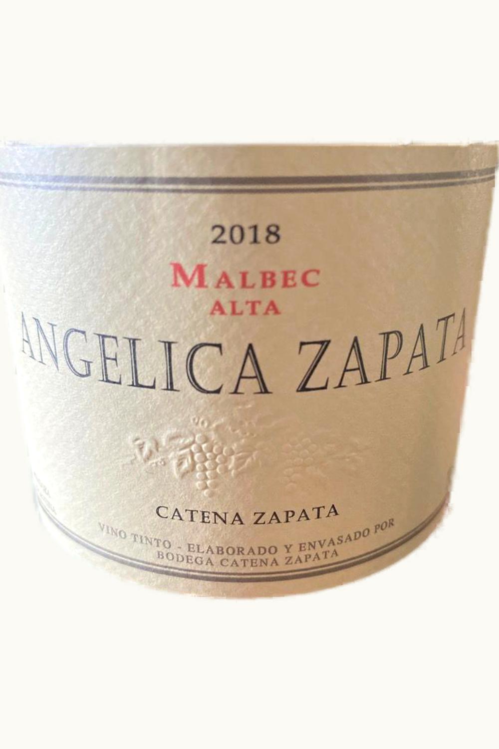Catena Zapata Catena Zapata Angelica Alta Malbec Mendoza Argentina, 2018