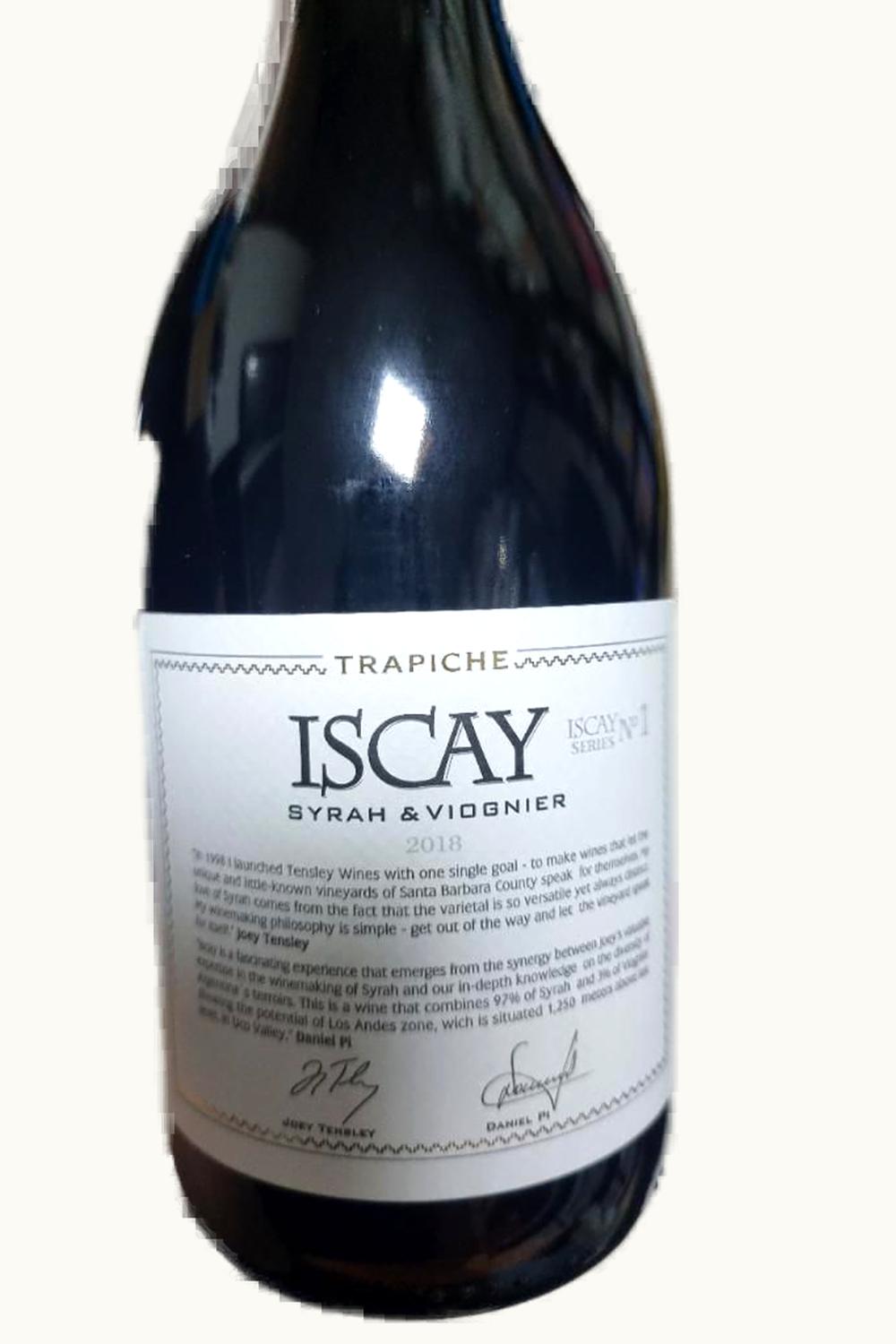 Trapiche Trapiche Iscay Syrah VIognier Uco Valley Mendoza Argentina, 2018