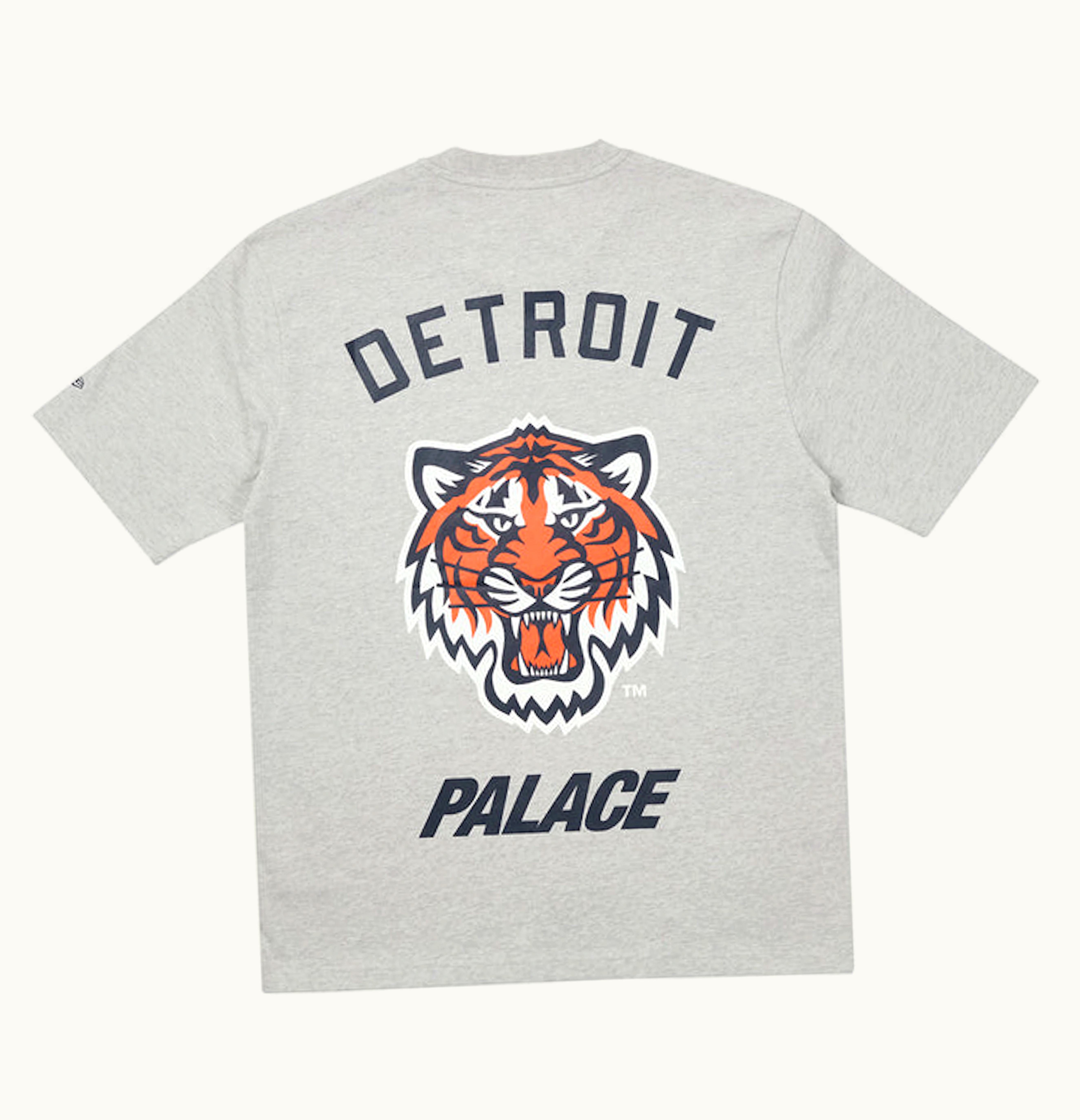 Palace Palace x Detroit Tigers New Era T shirt Grey Marl