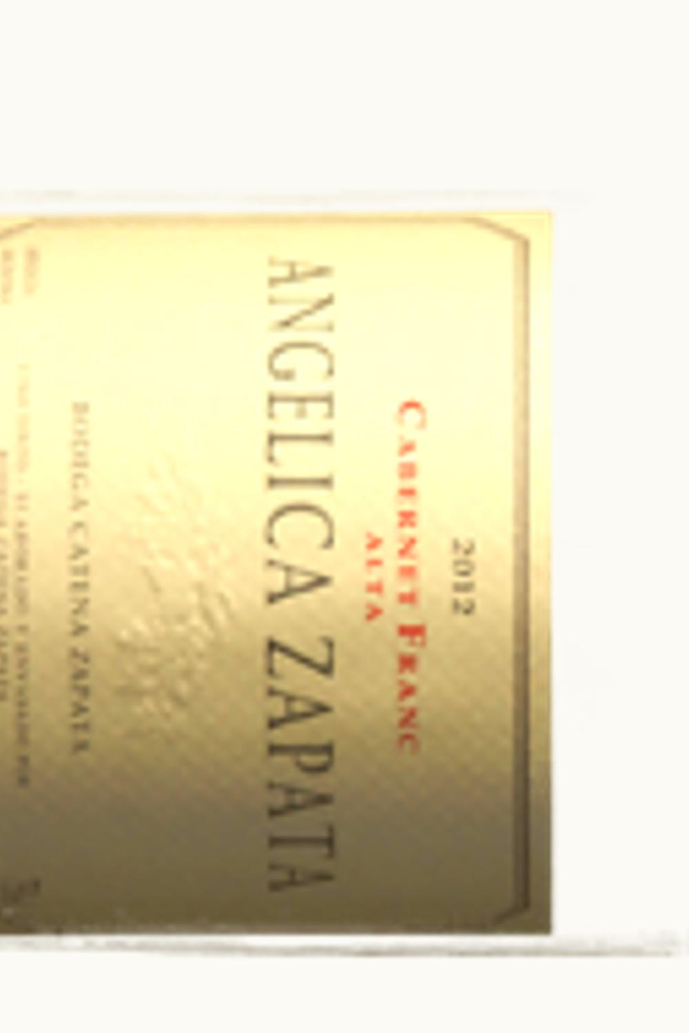 Catena Zapata Catena Zapata Angélica Alta Cabernet Franc Mendoza Argentina, 2018