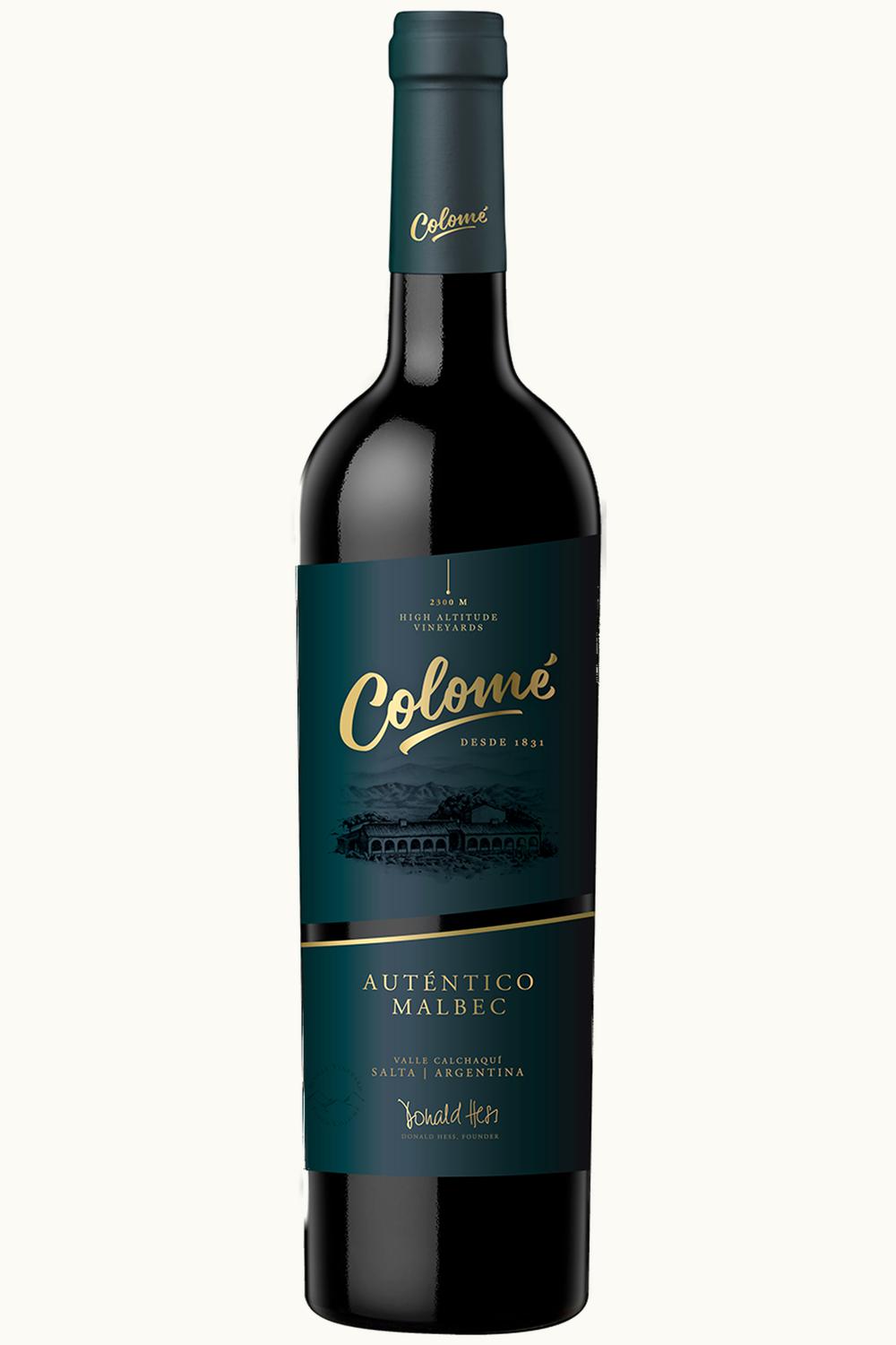 Colome Colome Auténtico Malbec Calchaquí Valley Salta Argentina, 2018