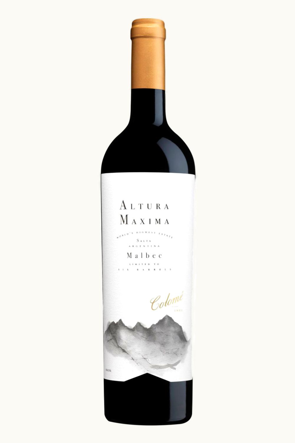 Colome Colome Altura Maxima Malbec Cafayate Valley Salta Argentina, 2017