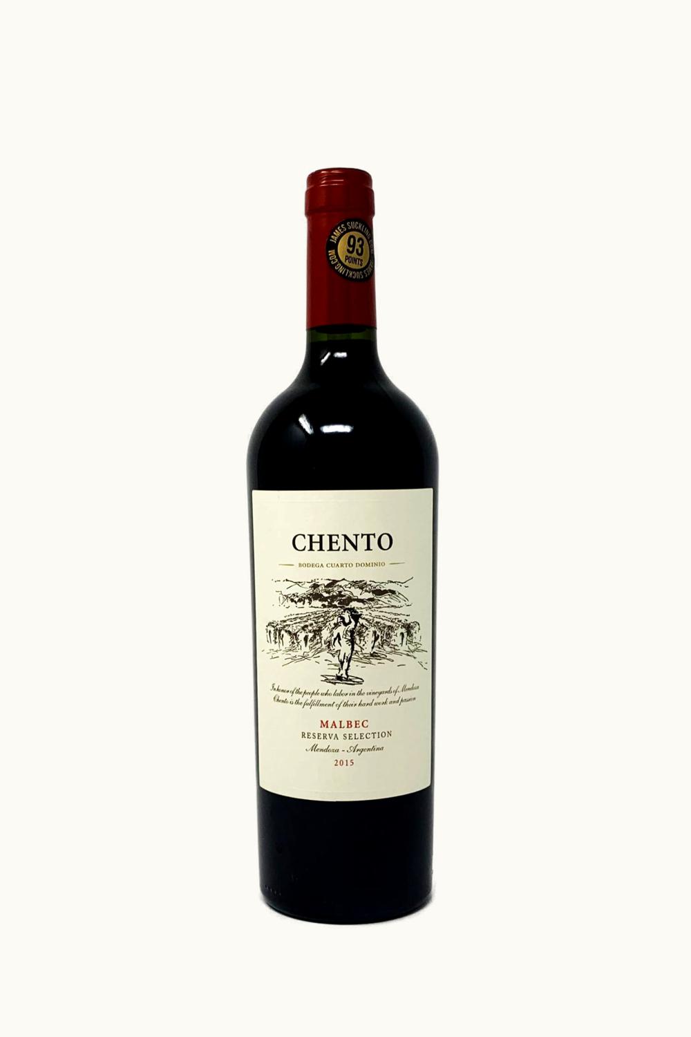 Cuarto Domaine Chento Cuarto Domaine Chento Select Malbec Mendoza Argentina, 2017