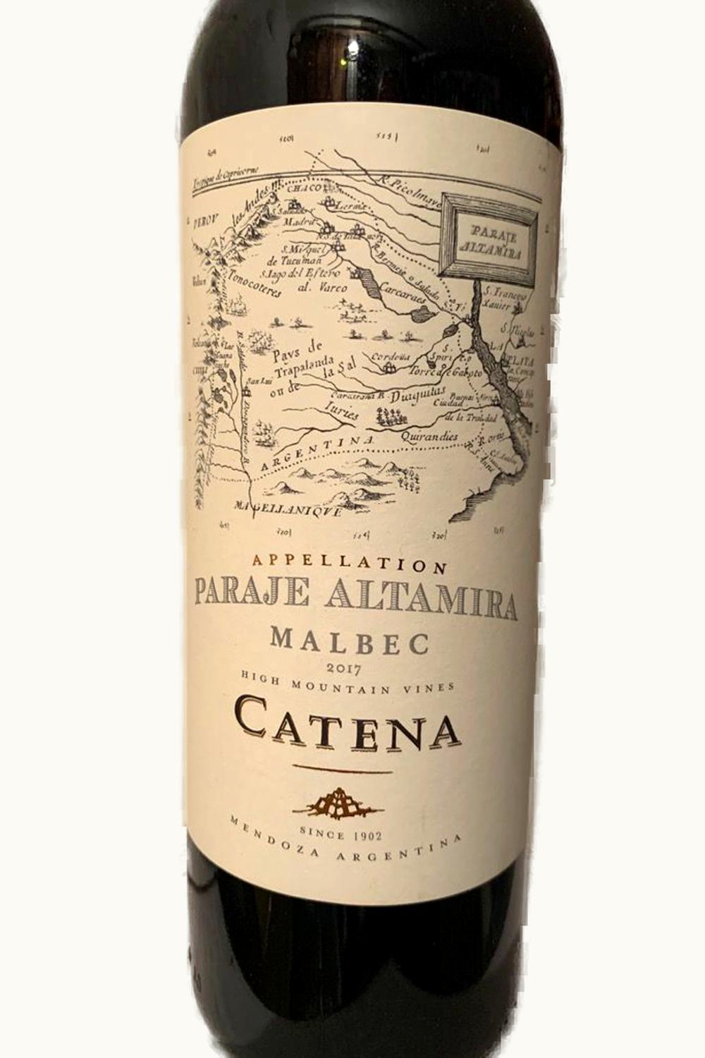Catena Zapata Catena Zapata Paraje Malbec Altamira Uco Valley Mendoza Argentina, 2017