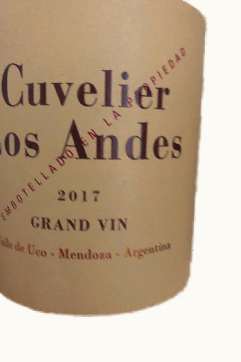 Cuvelier Los Andes Cuvelier Los Andes Grand VIn VIsta Flores Uco Valley Mendoza Argentina, 2017