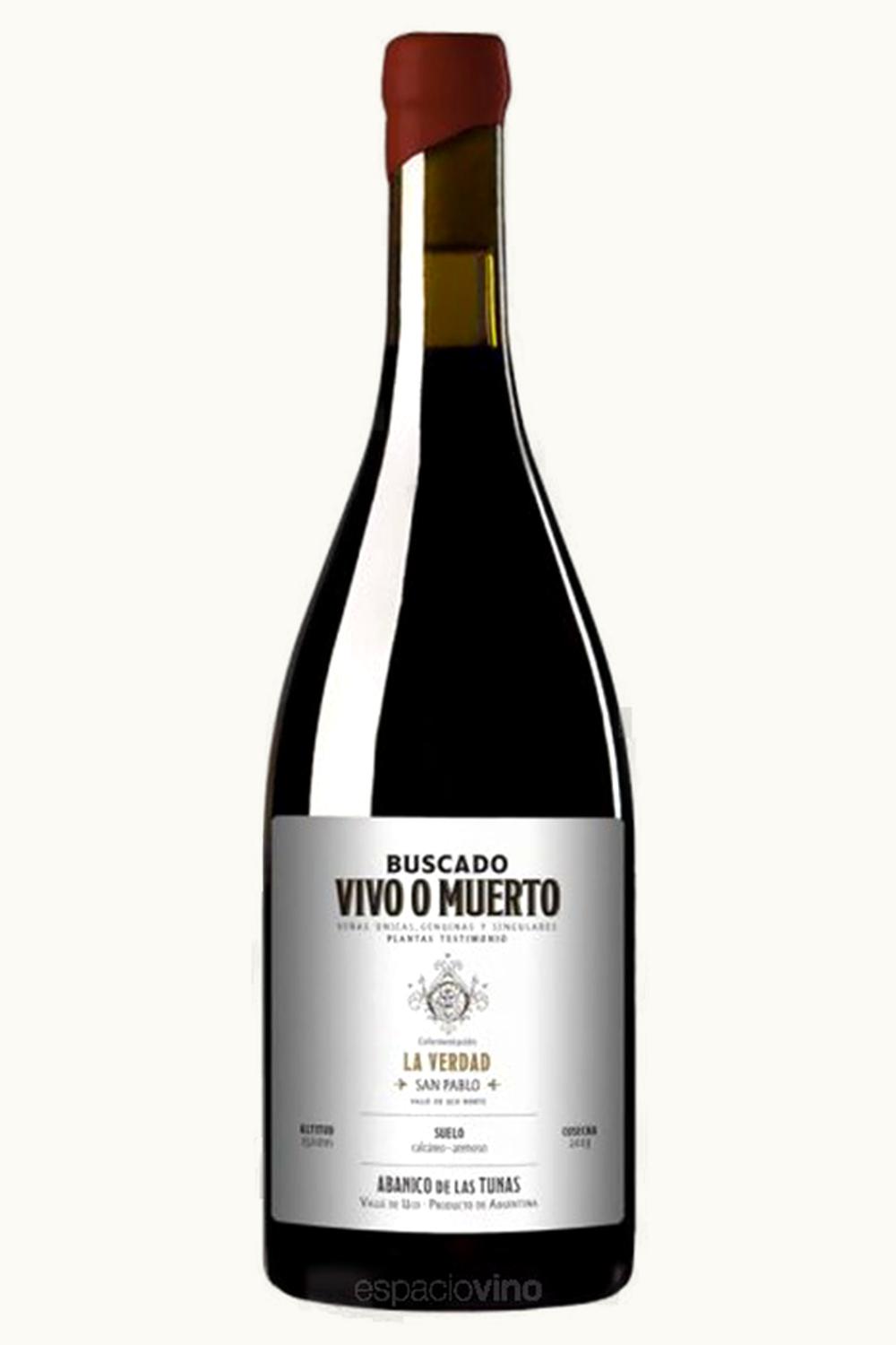 Buscador Buscador VIvo o Muertos La Verdad Gualtallary Tupungato Uco Valley Mendoza Argentina, 2016