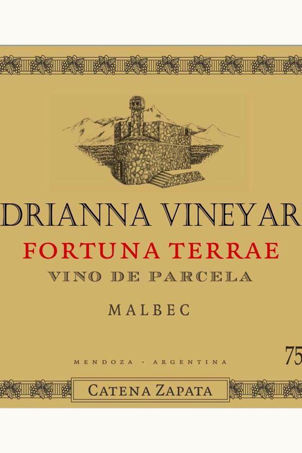 Catena Zapata Catena Zapata Adriana Fortuna Terrae Malbec Gualtallary Tupungato, 2016