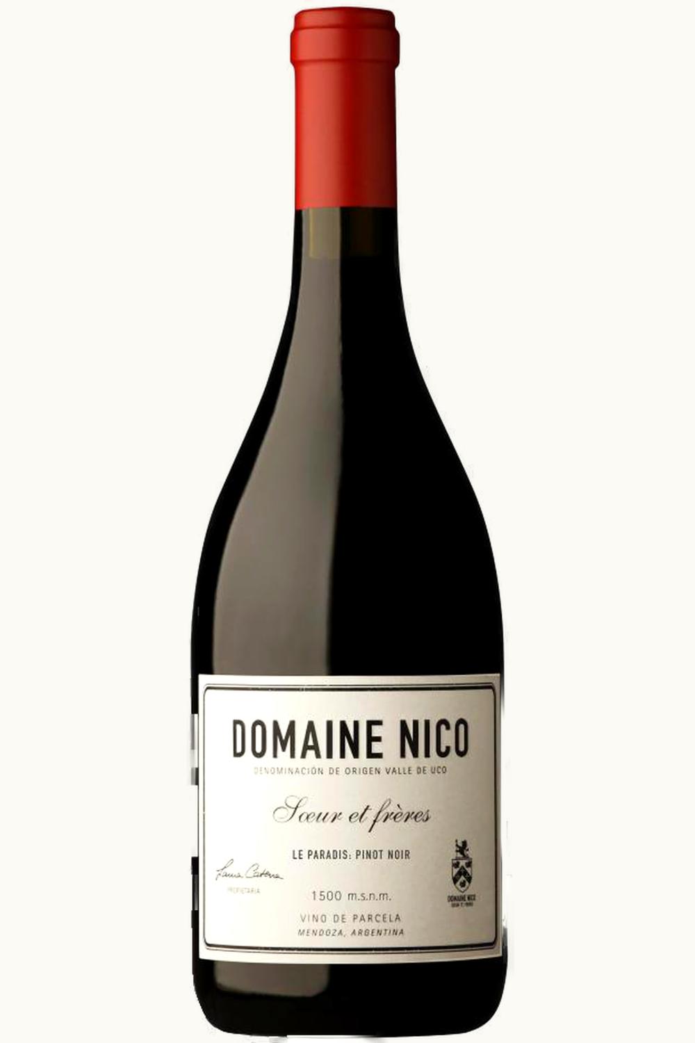 Domaine Nico Soeurs Freres Domaine Nico Soeurs Freres Le Paradis Pinot Noir, 2016