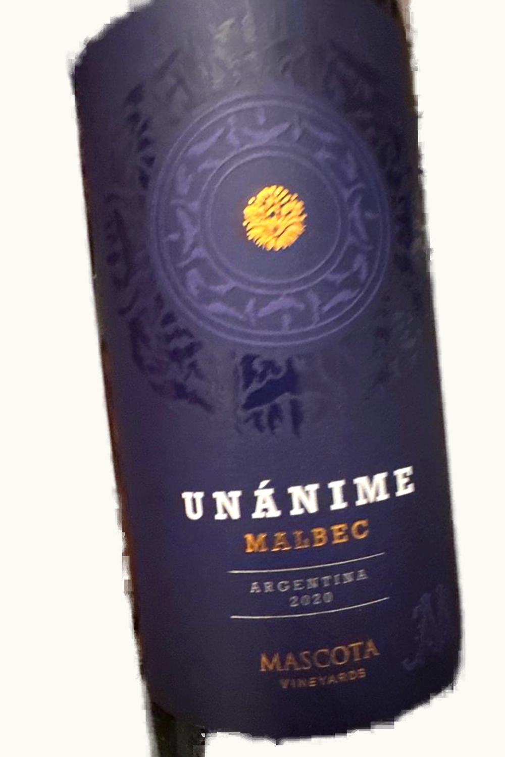 La Mascota La Mascota Unanime Malbec, 2016