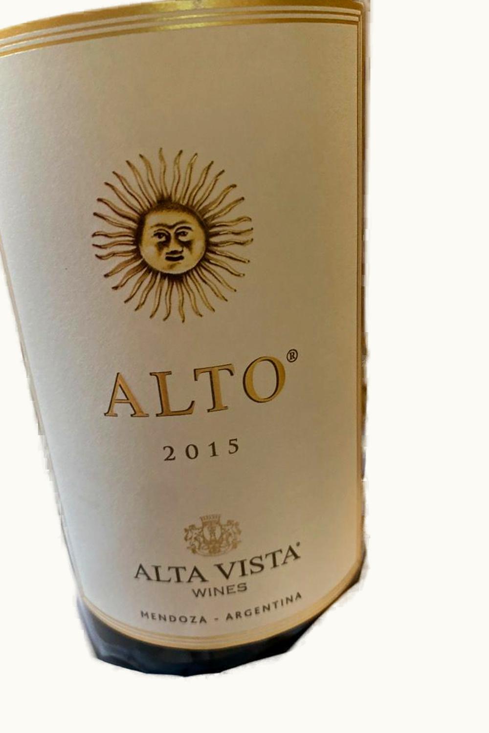 Alta Vista Alta VIsta Alto Malbec, 2015