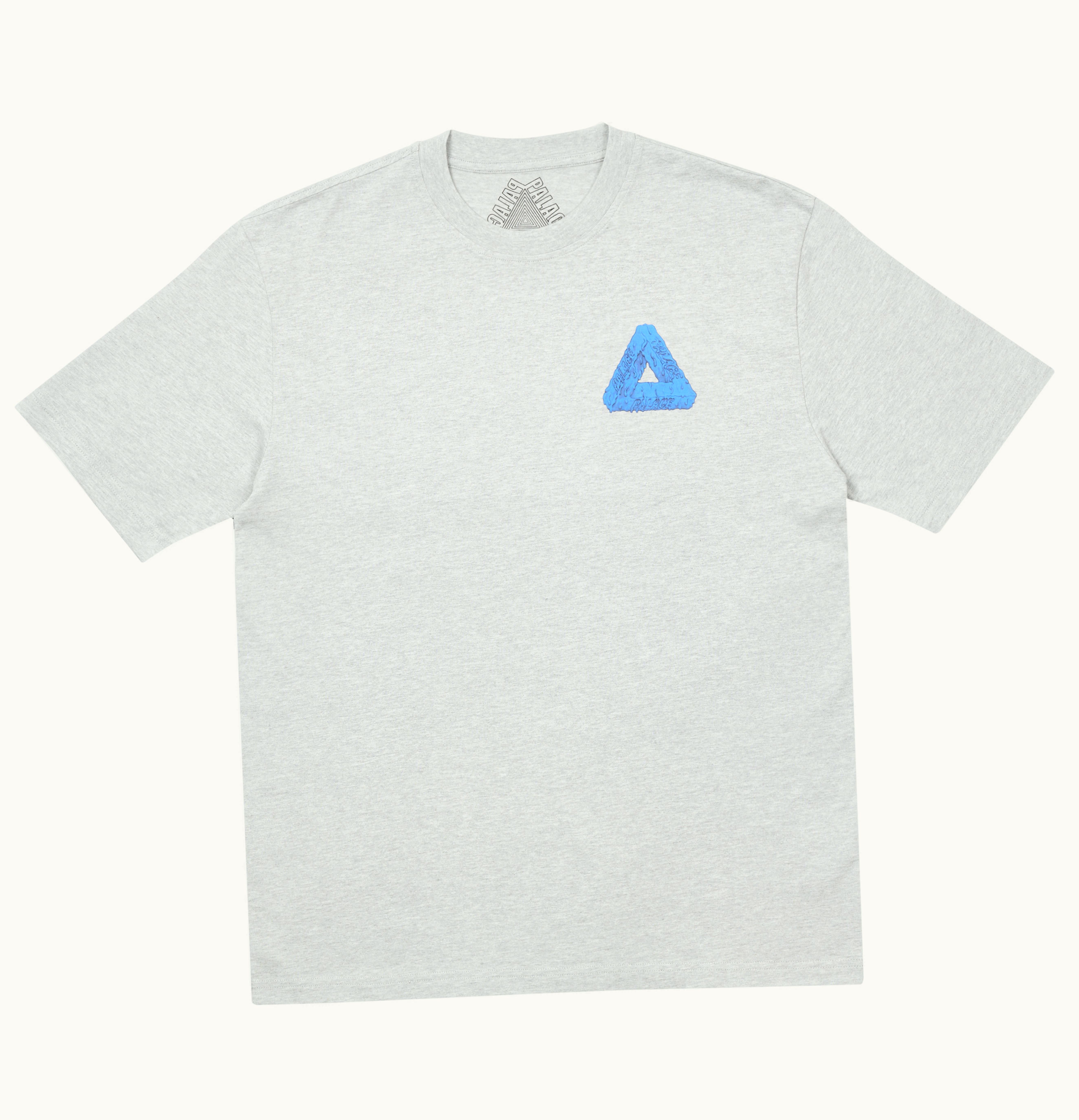 Palace Palace Tri Slime T Shirt Grey Marl