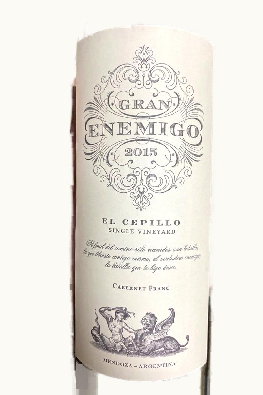 Aleanna Aleanna Grand Enemigo Single Cabernet Franc Gualtallary Tupungato Uco Valley, 2015