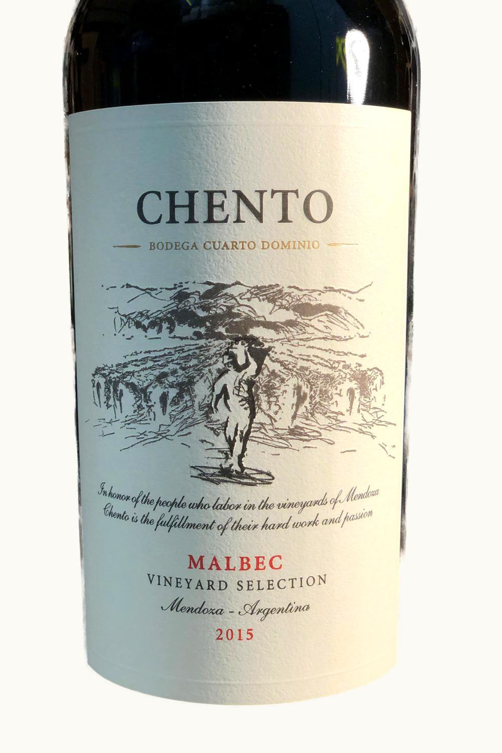 Cuarto Dom Cuarto Dom Chento Select Malbec Mendoza, 2015