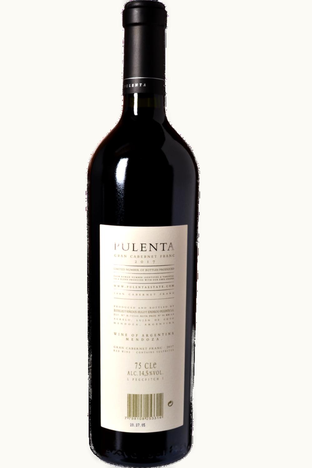 Pulenta Estate Pulenta Estate XI Gran Cabernet Franc Agrelo Mendoza, 2015