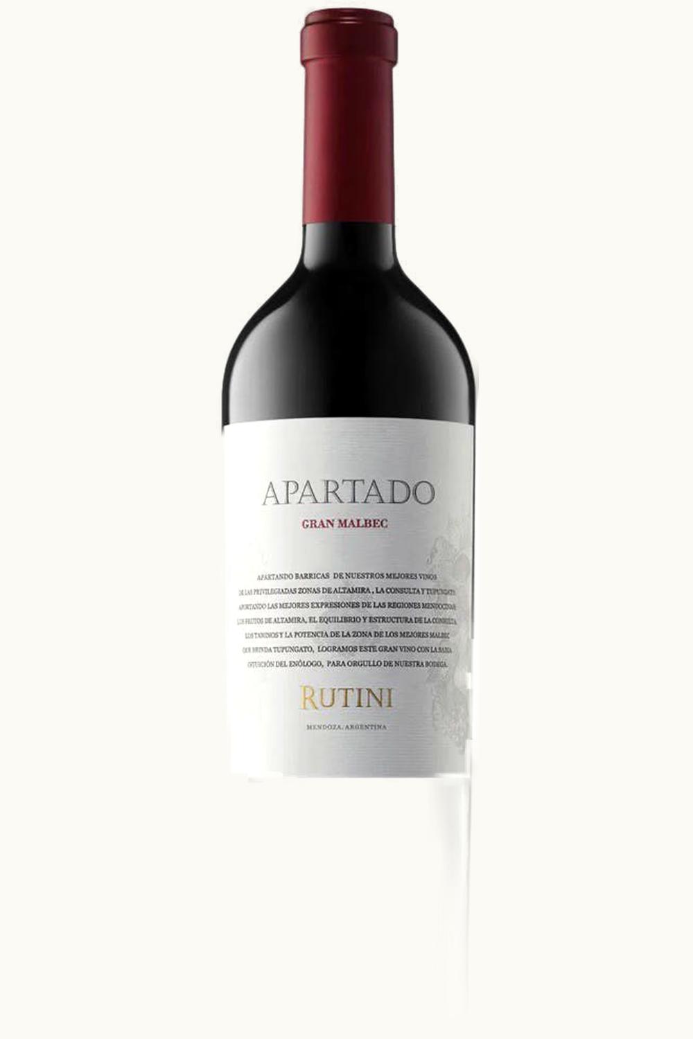 Rutini Rutini Apartado Grand Malbec Mendoza, 2015