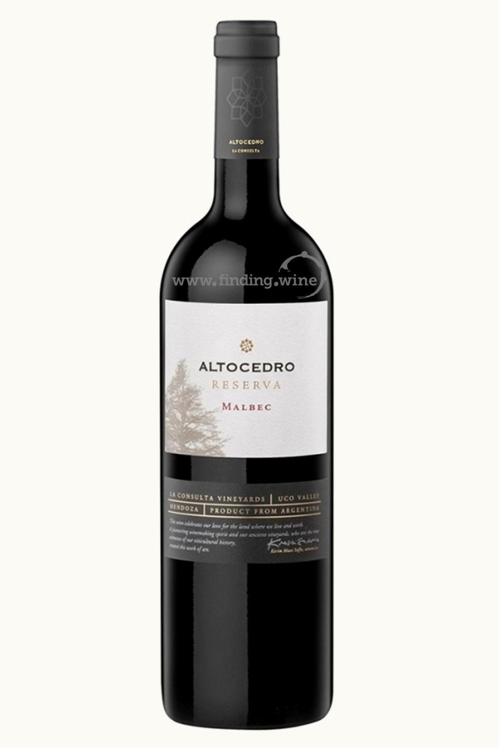 Alto Cedro Alto Cedro Reserva Malbec La Consulta Uco Valley Mendoza, 2015