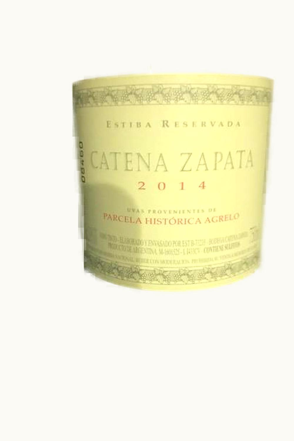 Catena Zapata Catena Zapata Estiba Reservada Agrelo Mendoza, 2014