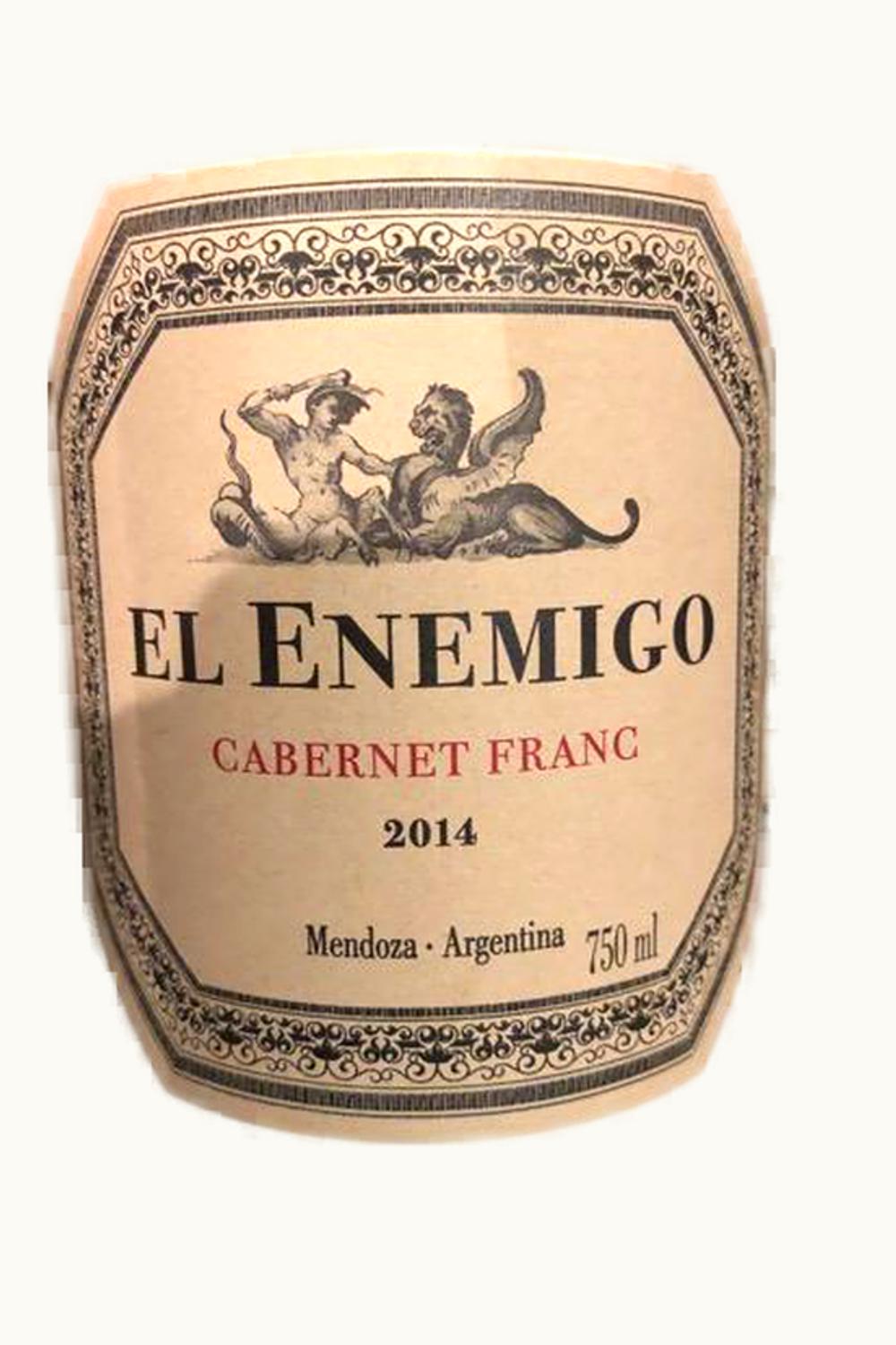 Aleanna Aleanna El Enemigo Cabernet Franc Mendoza, 2014