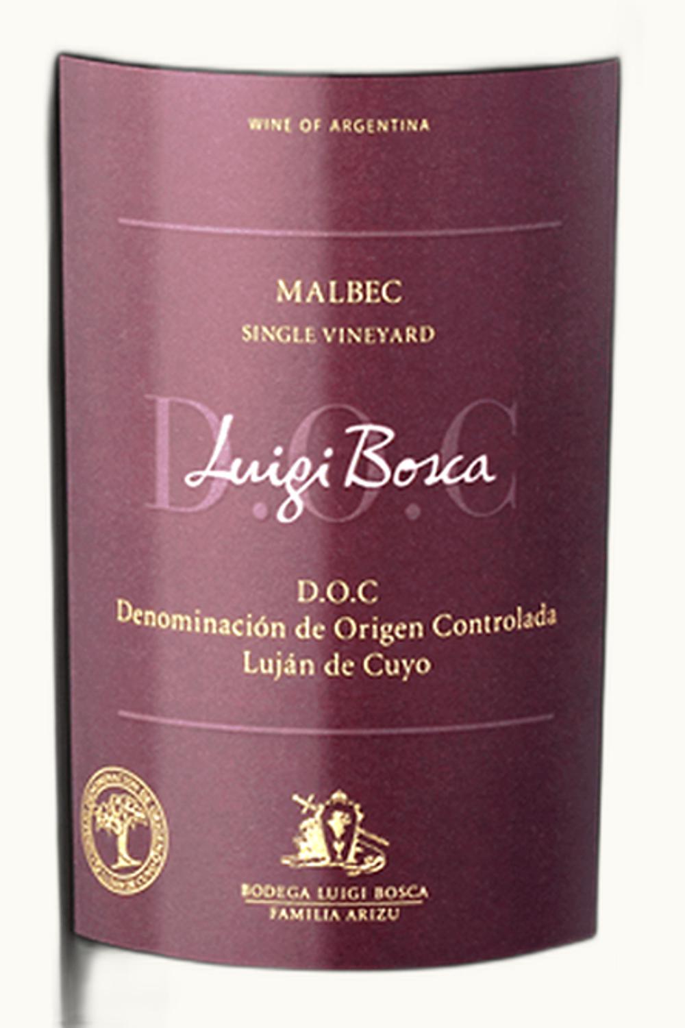 Luigi Bosca Luigi Bosca Single Vineyard Malbec Lujan de Cuyo Mendoza, 2014