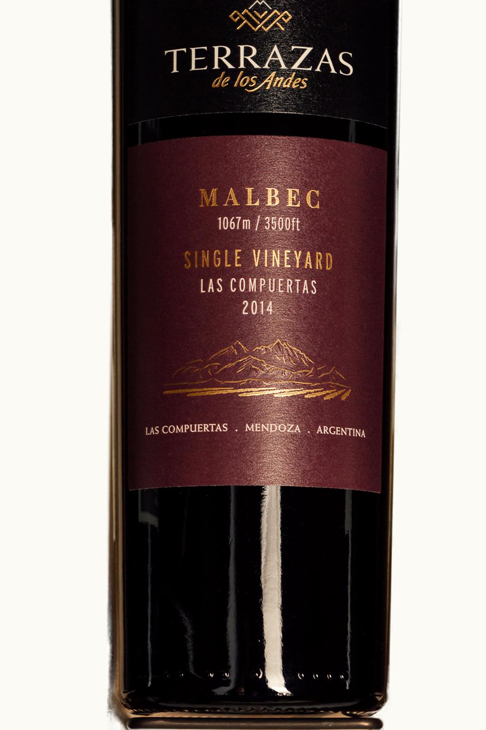 Terrazas de los Andes Terrazas de los Andes Afincado Single Vineyard Malbec Compuertas Mendoza, 2014