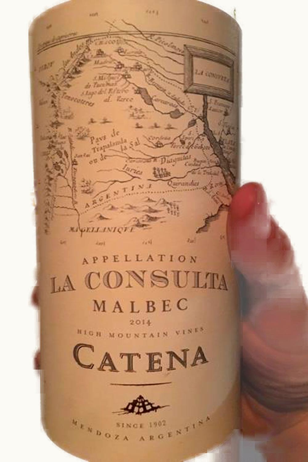 Catena Zapata Catena Zapata Malbec La Consulta Uco Valley Mendoza, 2014