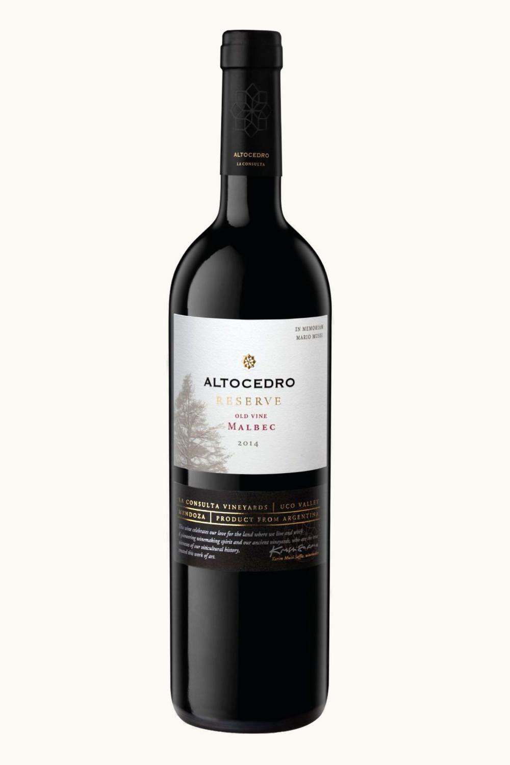 Alto Cedro Alto Cedro Malbec Reserva La Consulta Uco Valley Mendoza, 2014