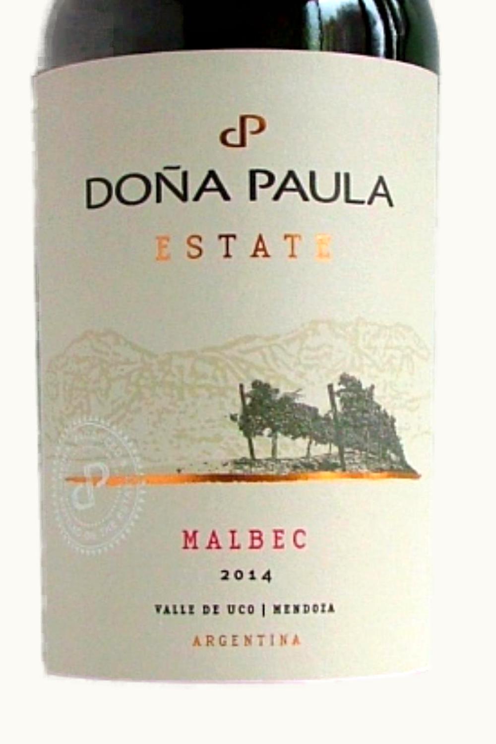 Dona Paula Dona Paula Select de Malbec Gualtallary Tupungato Uco Valley Mendoza, 2014
