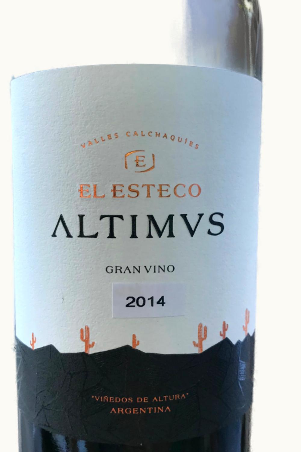 El Esteco El Esteco Altimus Cafayate Valley Salta, 2014