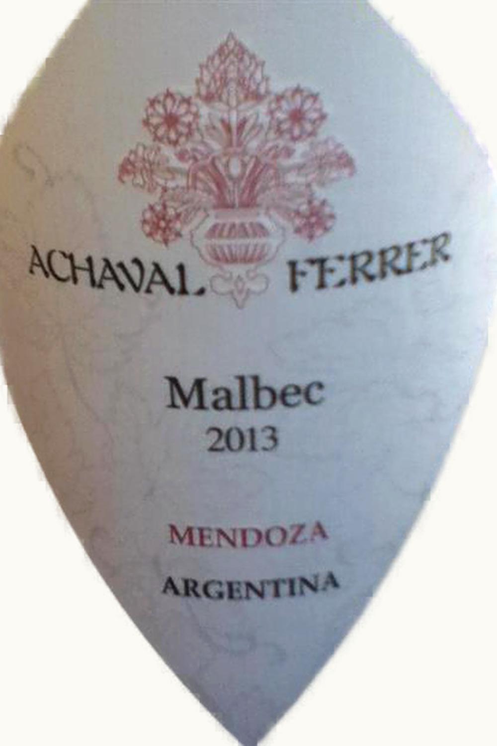 Achaval Ferrer Achaval Ferrer Malbec Mendoza, 2013
