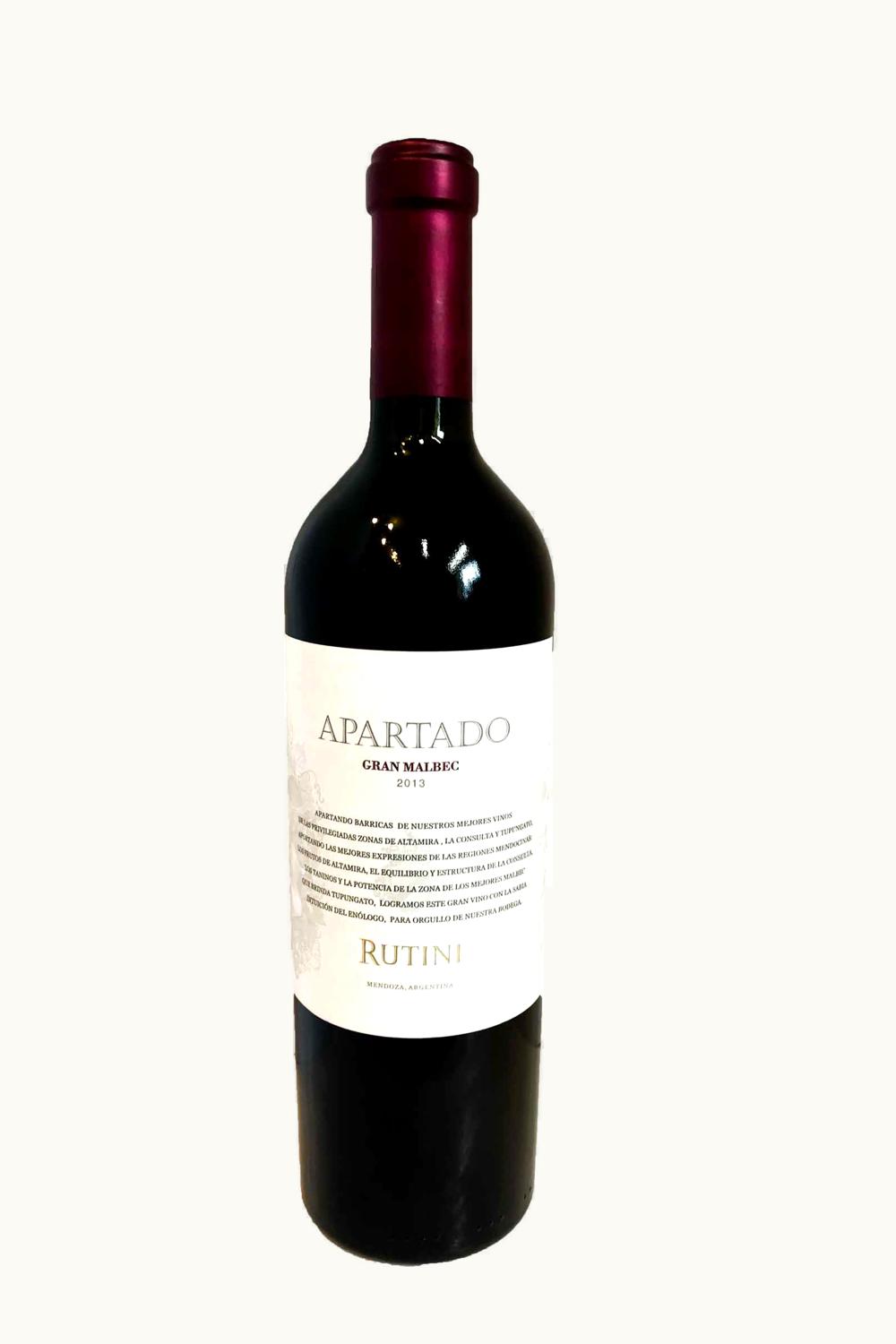 Rutini Rutini Malbec Uco Valley Mendoza, 2013
