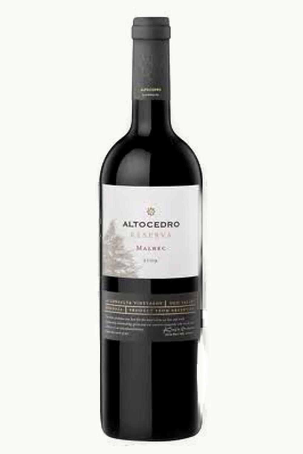 Alto Cedro Alto Cedro Reserva Malbec La Consulta Uco Valley Mendoza, 2013