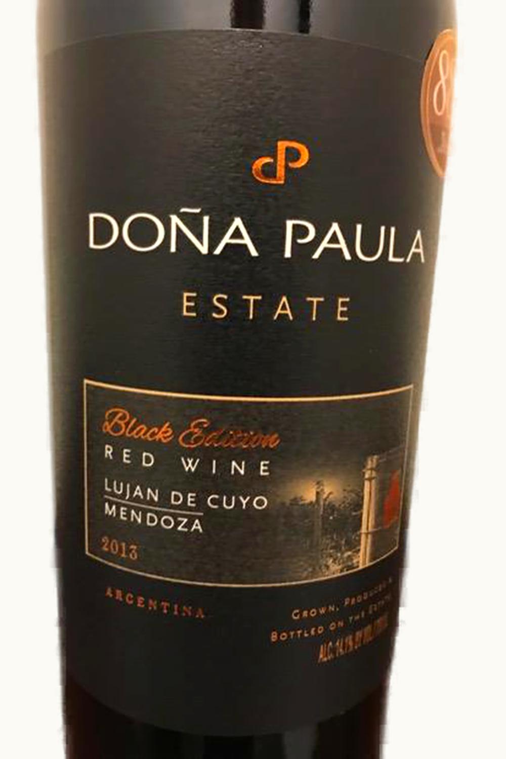 Dona Paula Dona Paula Estate Black Edition Red Blend Luján de Cuyo Mendoza, 2013